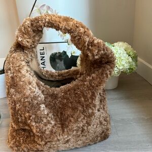 Anthropologie The Love Knot Slouchy Bag: Teddy Edition